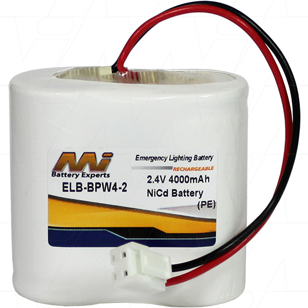 MI Battery Experts ELB-BPW4-2